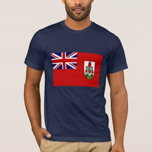 Flagge Bermudas T-Shirt (Vorderseite)