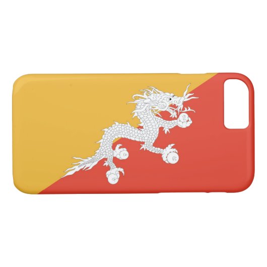 Flagge Bhutans Case-Mate iPhone Hülle (Rückseite (Horizontal))