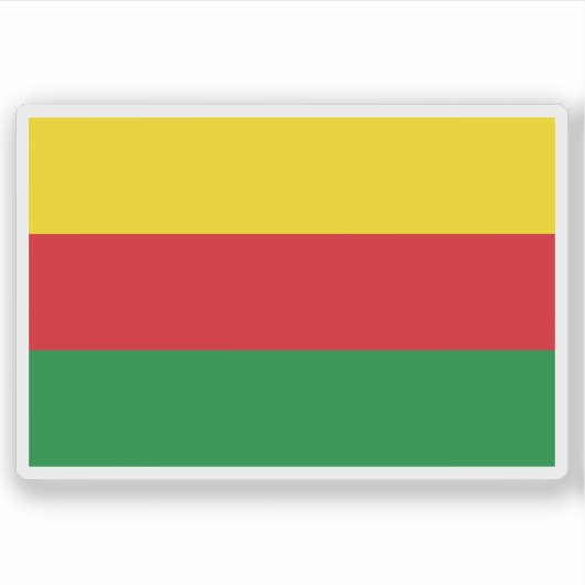 Flagge Bilzen, Belgien Aufkleber (Vorderseite)