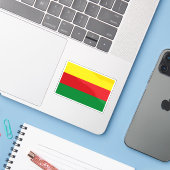 Flagge Bilzen, Belgien Aufkleber (Laptop mit iPhone)