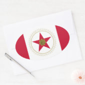 Flagge Birminghams, Alabama Oval Sticker (Umschlag)