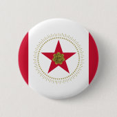 Flagge Birminghams, Alabama Pinback Button (Vorderseite)