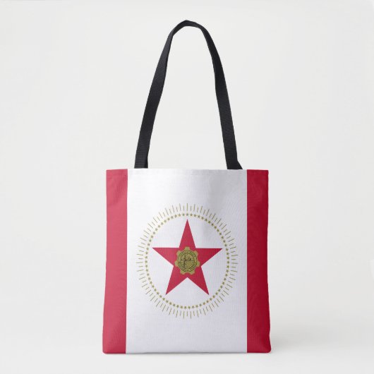 Flagge Birminghams, Alabama Tote Tag Tasche (Vorderseite)