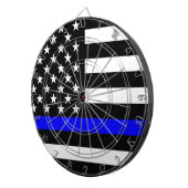Flagge Blue Lines US Dartscheibe (Vorderseite rechts)