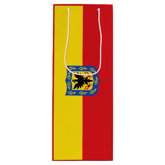 Flagge Bogota, Kolumbien Weinbeutel Geschenktüte Für Weinflaschen (Vorderseite)