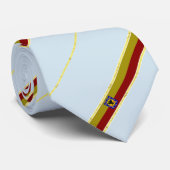 Flagge Bogotà stripes Krawatte (Gerollt)