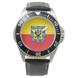 Flagge Bogotas, Kolumbien-Armbanduhr Armbanduhr