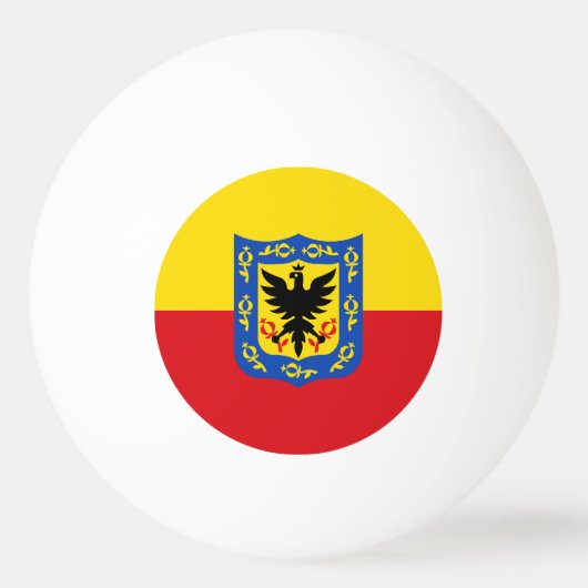 Flagge Bogotas, Kolumbien Ping-Pong Ball (Vorderseite)