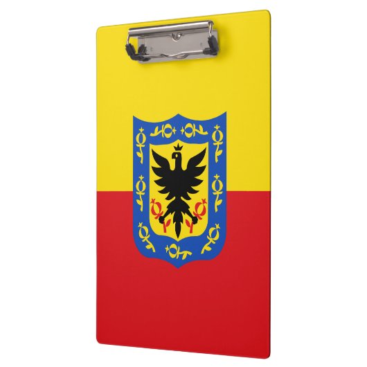 Flagge Bogotas, Kolumbien-Zwischenablage Klemmbrett (Links)