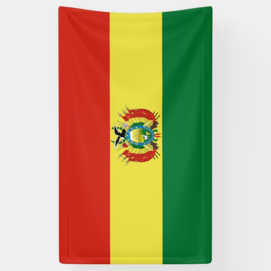 Flagge Boliviens Banner (Vertikal)