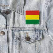 Flagge Boliviens (Bolivien) Button (Beispiel)