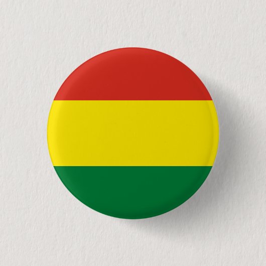 Flagge Boliviens (Bolivien) Button (Vorderseite)