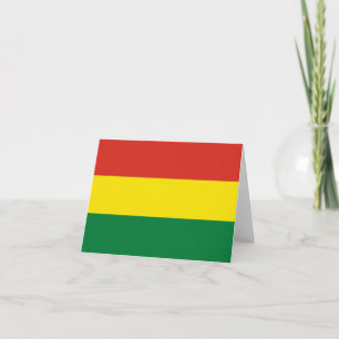 Flagge Boliviens (Bolivien) Karte