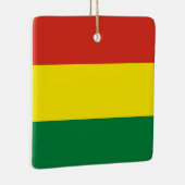 Flagge Boliviens (Bolivien) Keramikornament (Rechts)