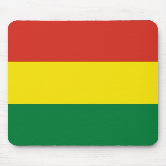 Flagge Boliviens (Bolivien) Mousepad (Vorne)