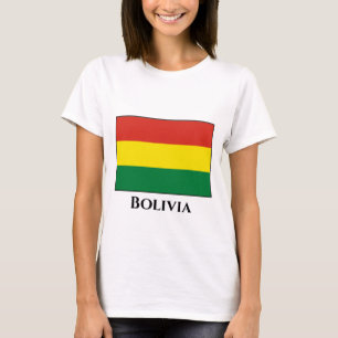 Flagge Boliviens (Bolivien) T-Shirt