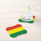 Flagge Boliviens (Bolivien) Untersetzer (Vor Ort)