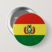 Flagge Boliviens Button (Vorne & Hinten)