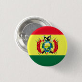 Flagge Boliviens Button (Vorne & Hinten)