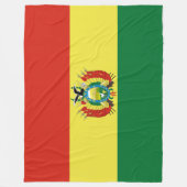 Flagge Boliviens Fleecedecke (Vorderseite)