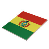 Flagge Boliviens Fliese (Seite)