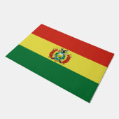Flagge Boliviens Fußmatte (Schrägansicht)