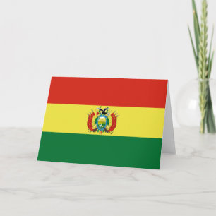 Flagge Boliviens Karte