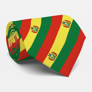 Flagge Boliviens Krawatte