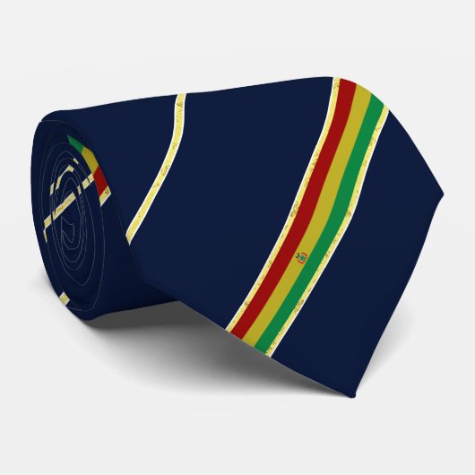 Flagge Boliviens Krawatte (Gerollt)