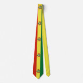Flagge Boliviens Krawatte (Vorderseite)