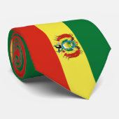 Flagge Boliviens Krawatte (Gerollt)