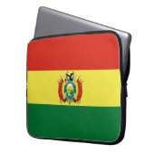 Flagge Boliviens Laptopschutzhülle (Vorderseite Links)
