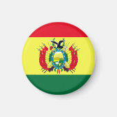Flagge Boliviens Magnet (Vorne)