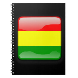 Flagge Boliviens Notizblock