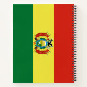 Flagge Boliviens Notizblock (Rückseite)