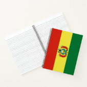 Flagge Boliviens Notizblock (Innenseite)