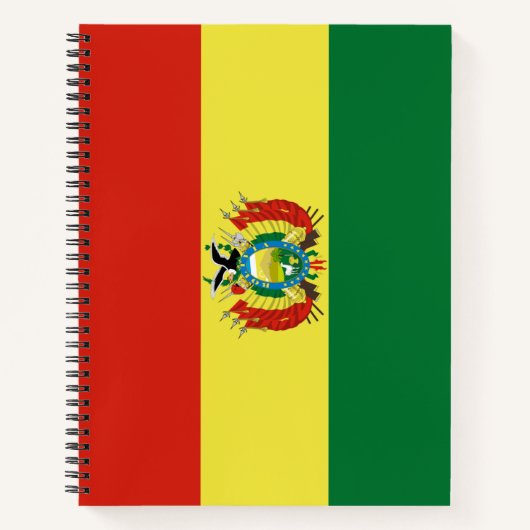 Flagge Boliviens Notizblock (Vorderseite)