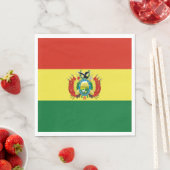 Flagge Boliviens Serviette (Beispiel)