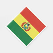 Flagge Boliviens Serviette (Ecke)