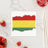 Flagge Boliviens Serviette (Beispiel)