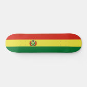 Flagge Boliviens Skateboard (Horizontal)