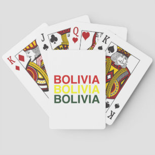 FLAGGE BOLIVIENS SPIELKARTEN