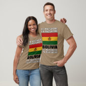 Flagge Boliviens T-Shirt (Unisex)
