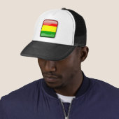Flagge Boliviens Truckerkappe (Beispiel)