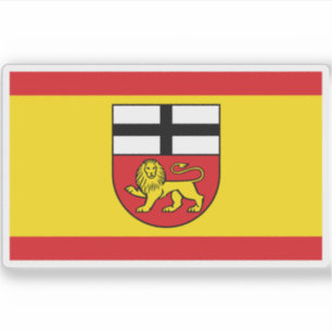 Flagge Bonn, Deutschland Aufkleber