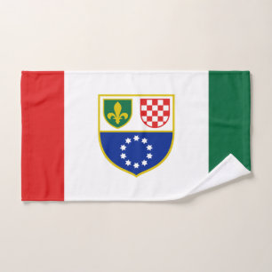 Flagge Bosnien und Herzegowina Badhandtuch Set