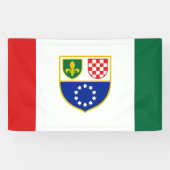 Flagge Bosnien und Herzegowina Banner (Horizontal)