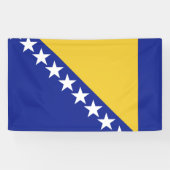 Flagge Bosnien und Herzegowina Banner (Horizontal)