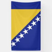 Flagge Bosnien und Herzegowina Banner (Vertikal)