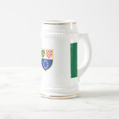 Flagge Bosnien und Herzegowina Bierglas (VorderseiteRechts)